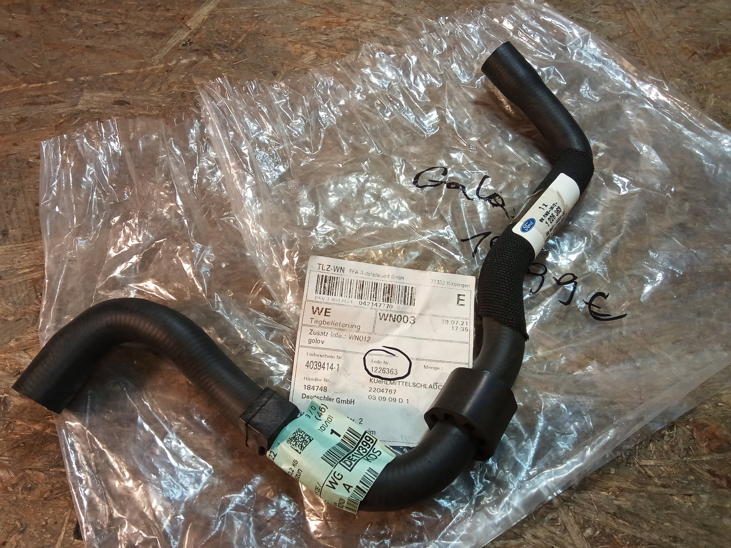 Ford Galaxy Kühlmittelschlauch original Ford NEU