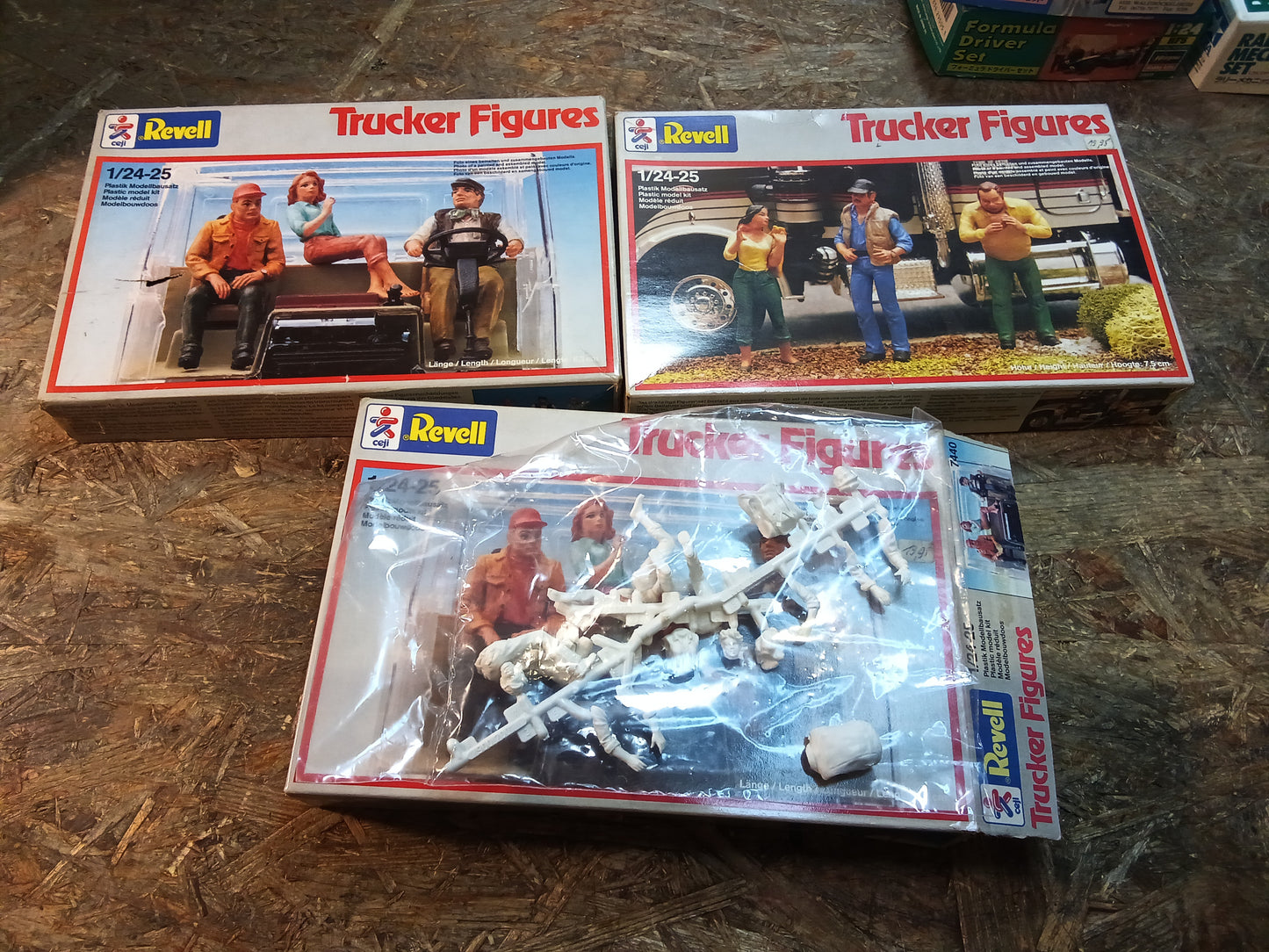 Trucker Figuren original Revell 3er Set NEU NOS
