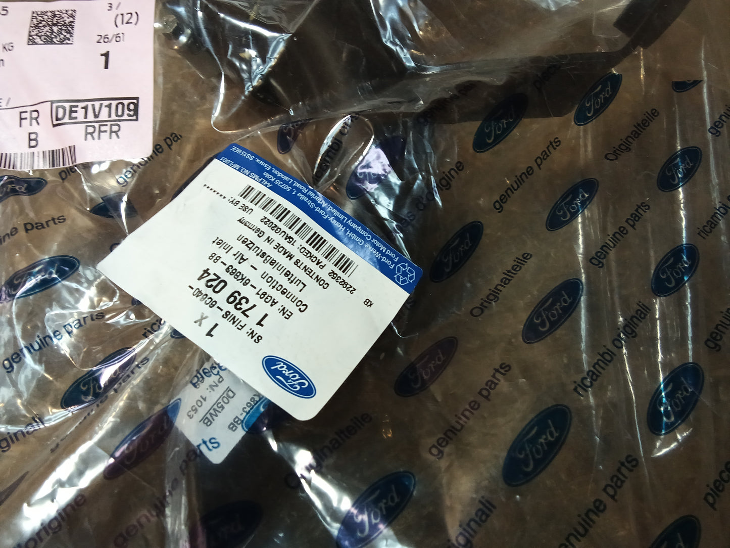 Ford Galaxy Mondeo IV S-Max 2.2 TDCi Ladeluftschlauch original Ford NEU