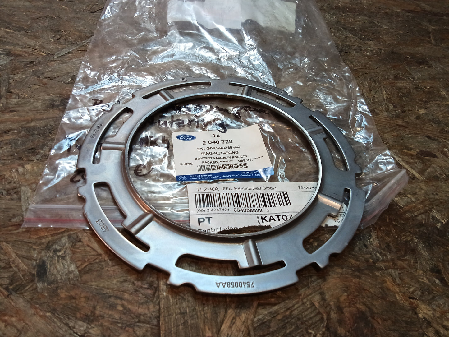 Ford Transit MK4 Stützring Reduktionspumpe original Ford NEU