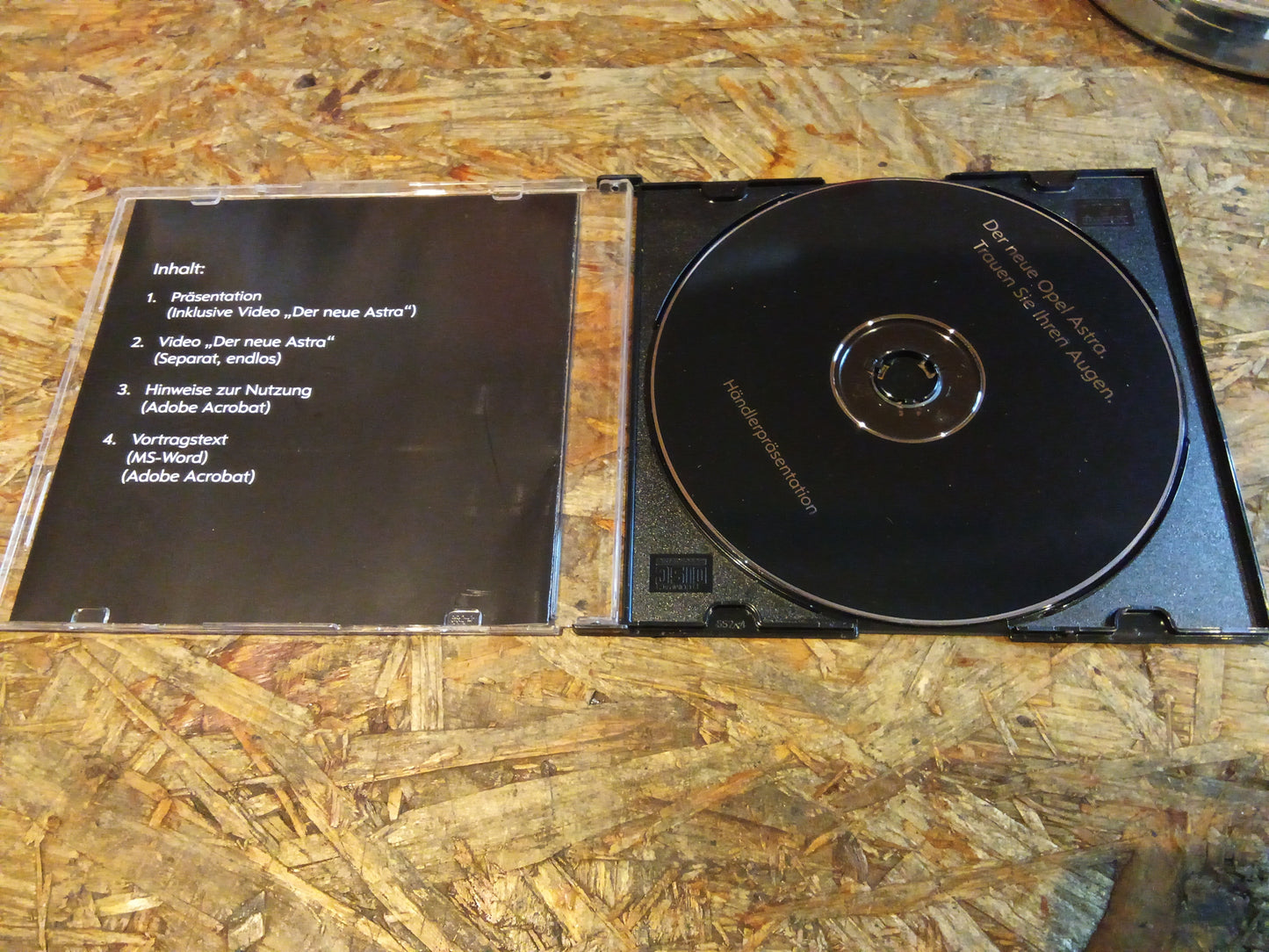 CD "Der neue Opel Astra"original Opel