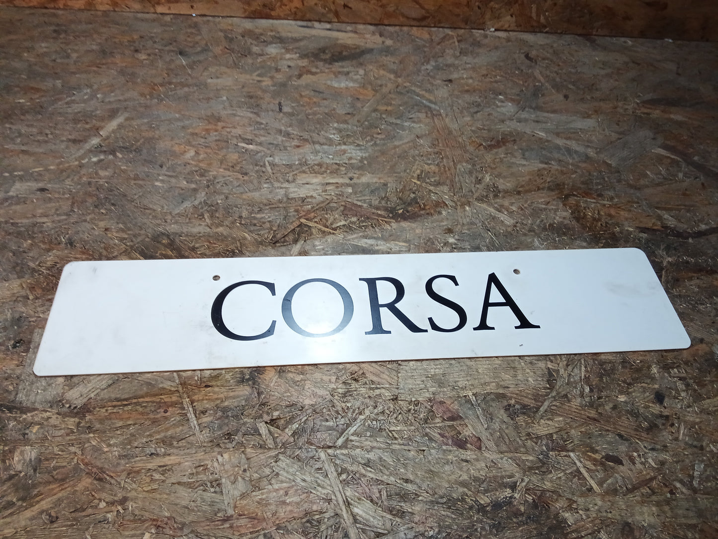 Corsa Nummernschild NEU