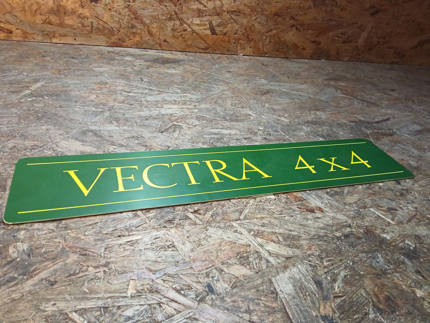 Vectra 4x4 Nummernschild NEU