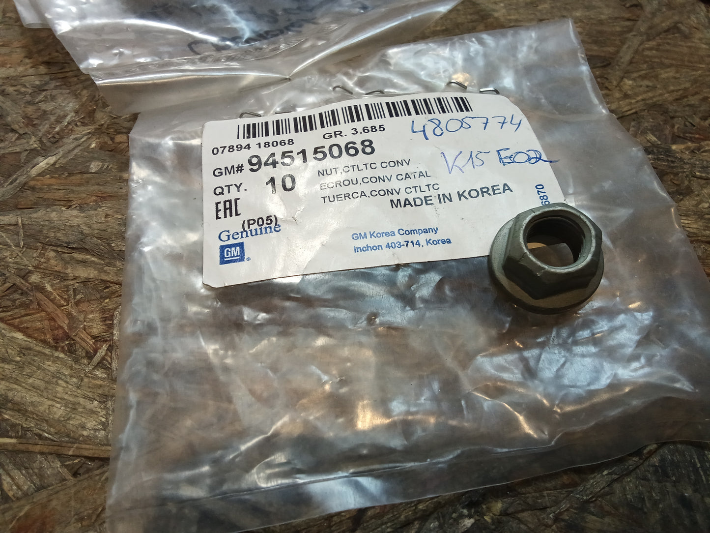 Chevrolet Aveo/Epica Mutter Abgaskrümmer original GM NEU