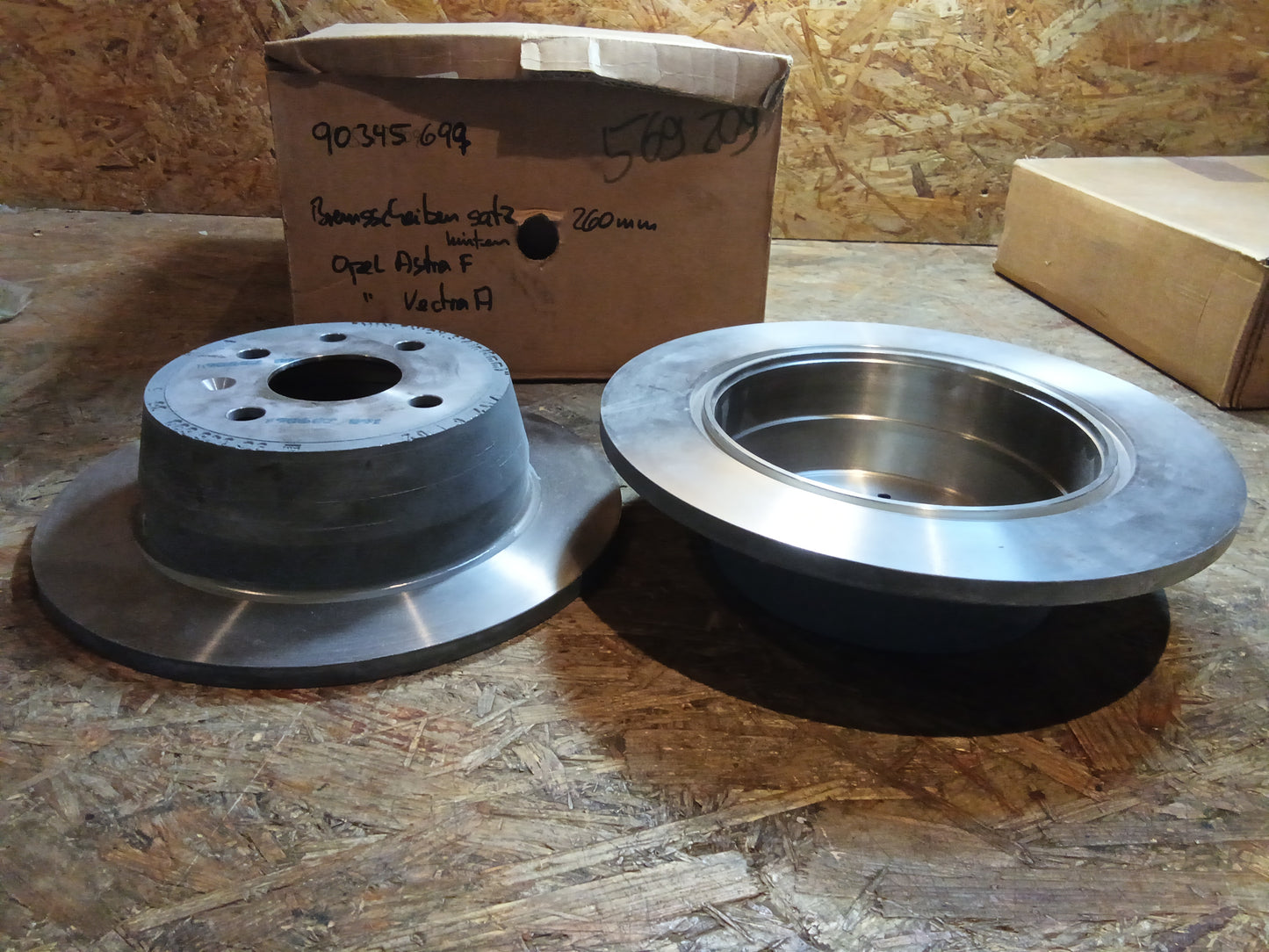 Astra F Vectra A Satz Bremsscheiben hinten 260mm original GM NEU