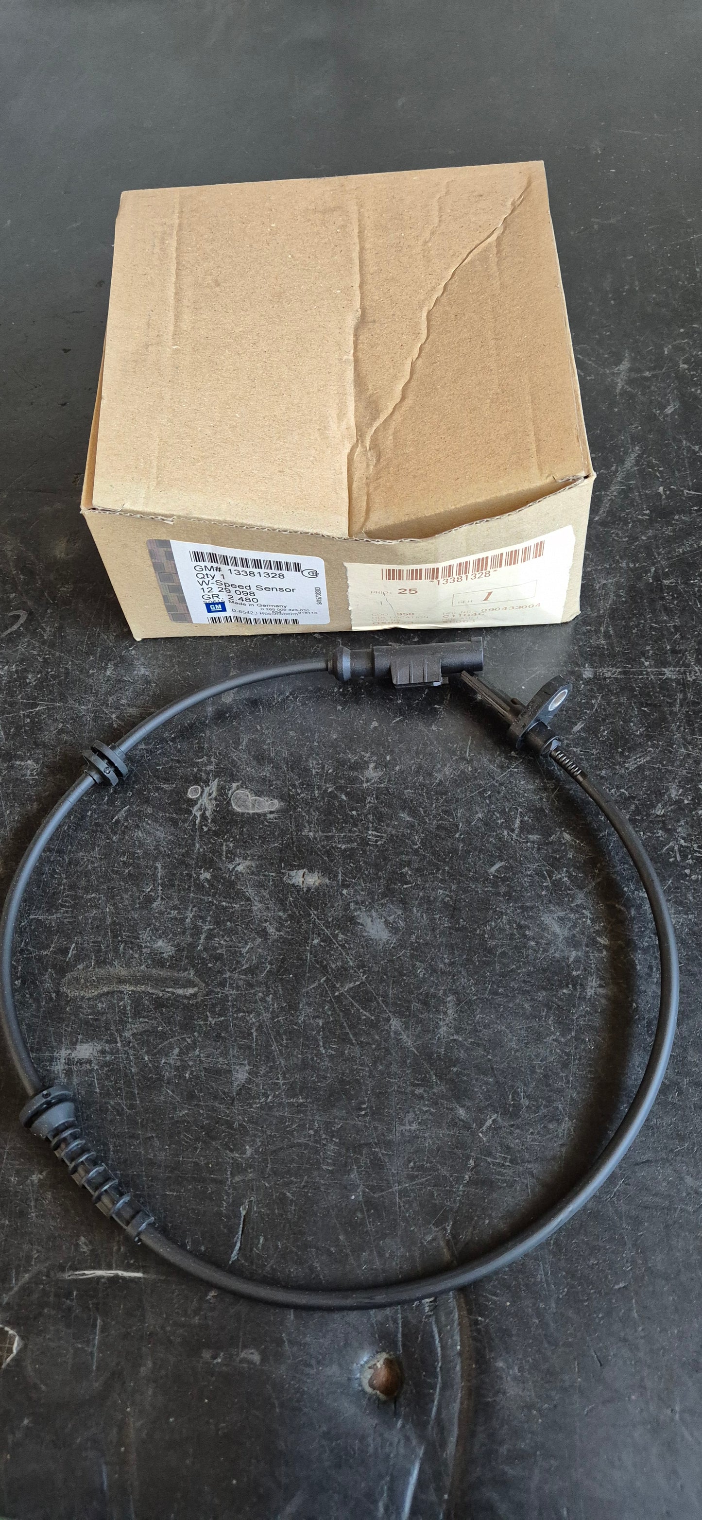 ABS-Sensor Corsa D hinten Orginal GM Neu
