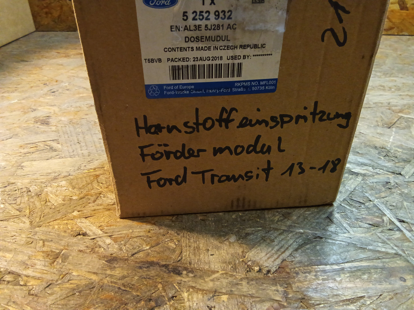 Ford Transit BJ 13-18 Harnstoffeinspritzung Fördermudul original Ford NEU