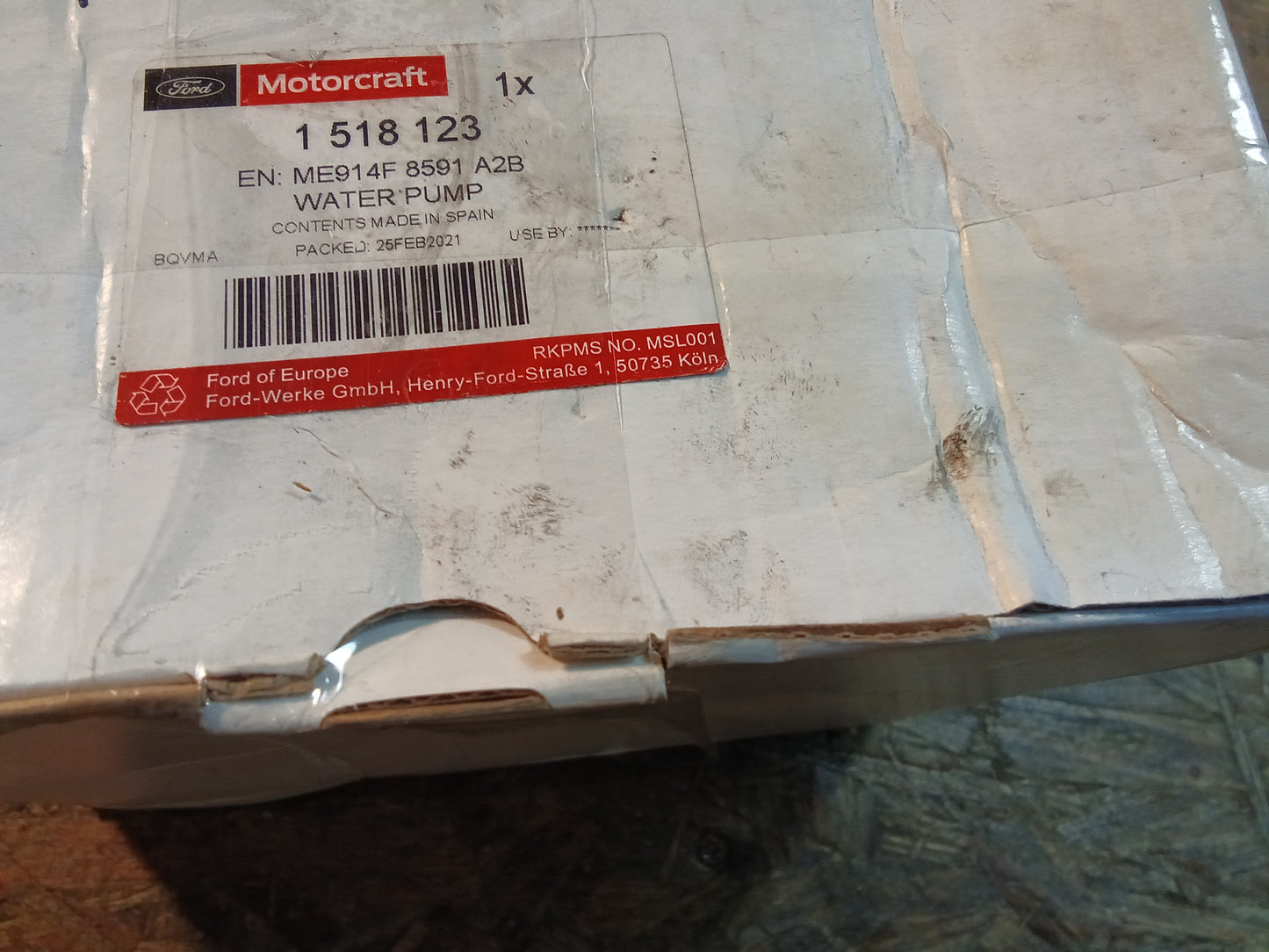 Ford Transit 2.5D Wasserpumpe original Ford NEU