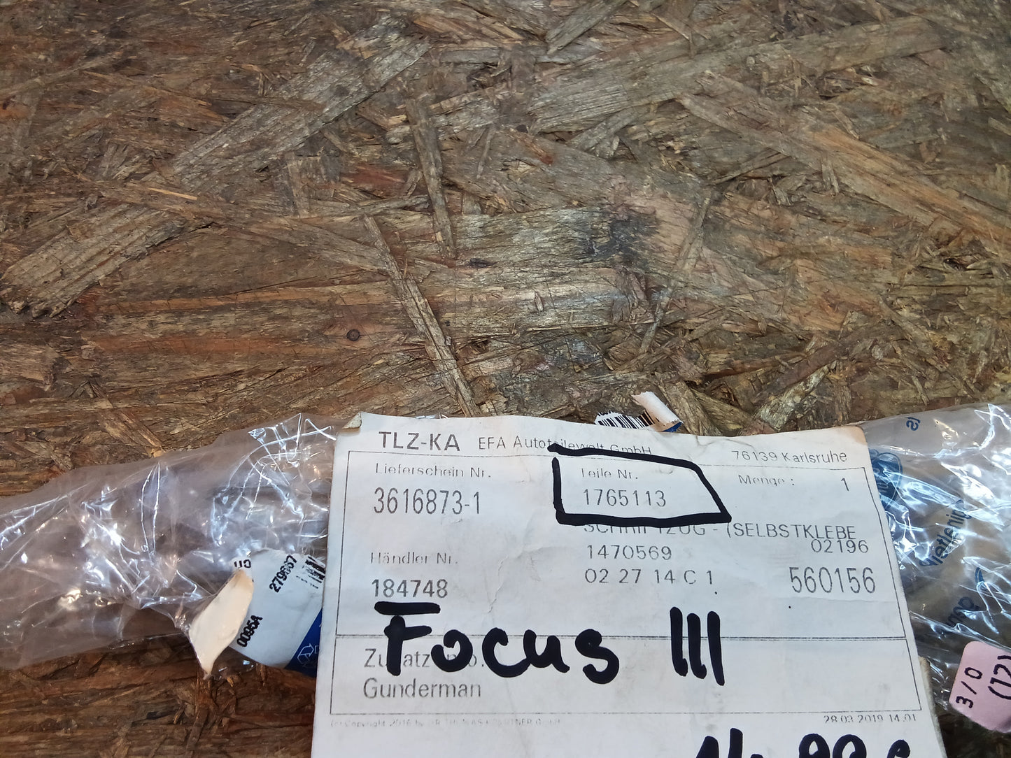 Ford Focus lll Emblem selbstklebend original Ford NEU