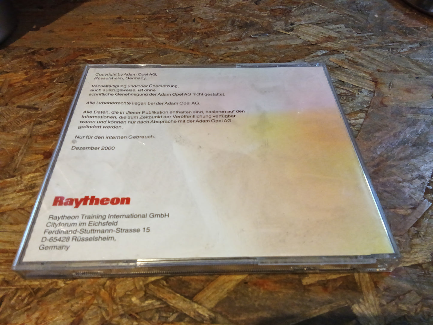 CD BMSA01 Grundwissen Betriebswirtschaft im Verkauf original Opel