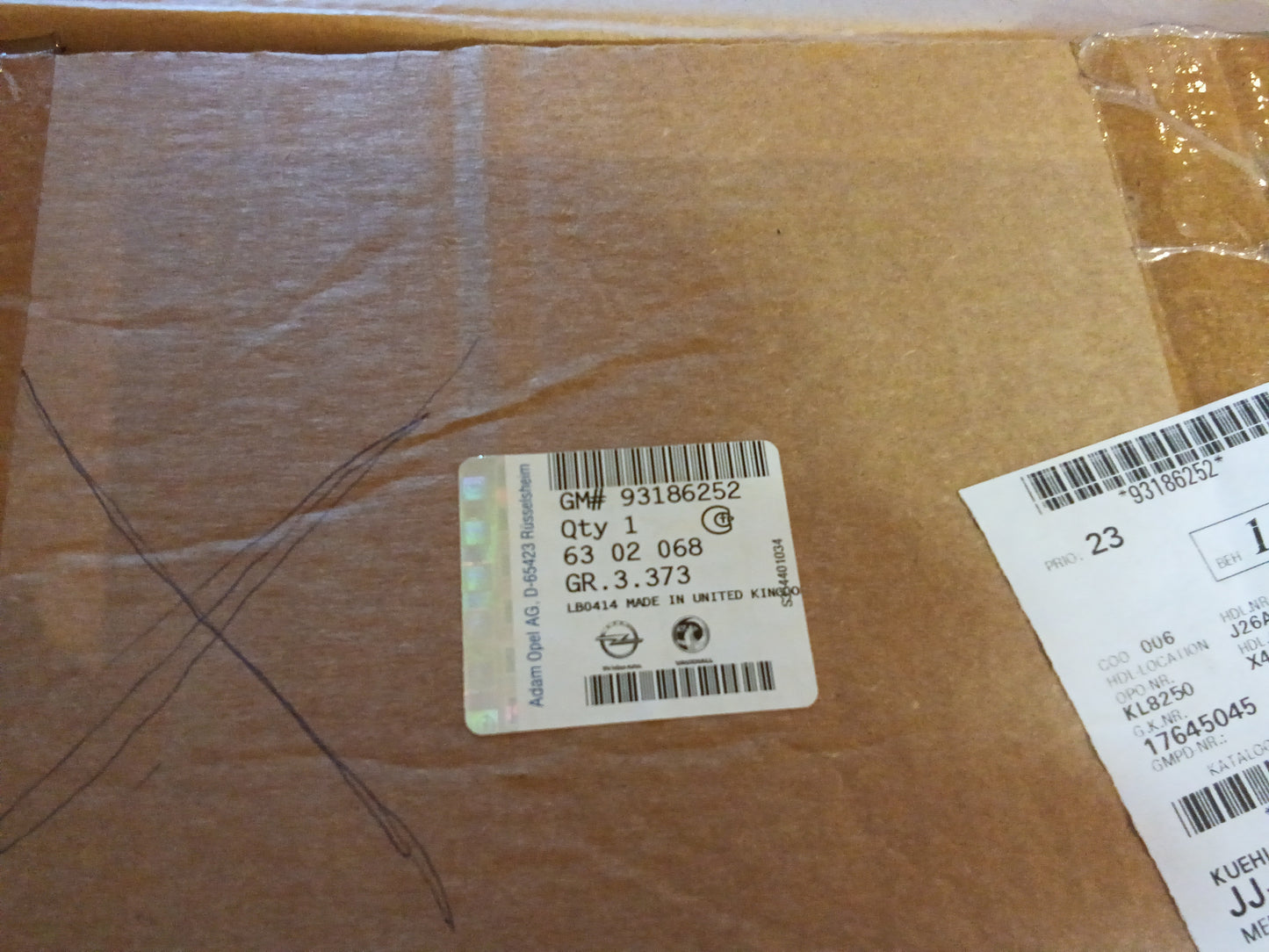 Astra H 2.0 Ladeluftkühler original GM NEU