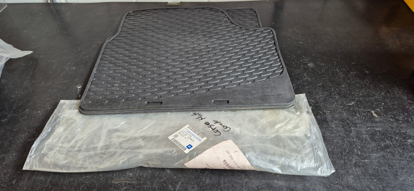 Gummimatten Corsa, Combo Satz hinten 2-teilig Original GM Neu