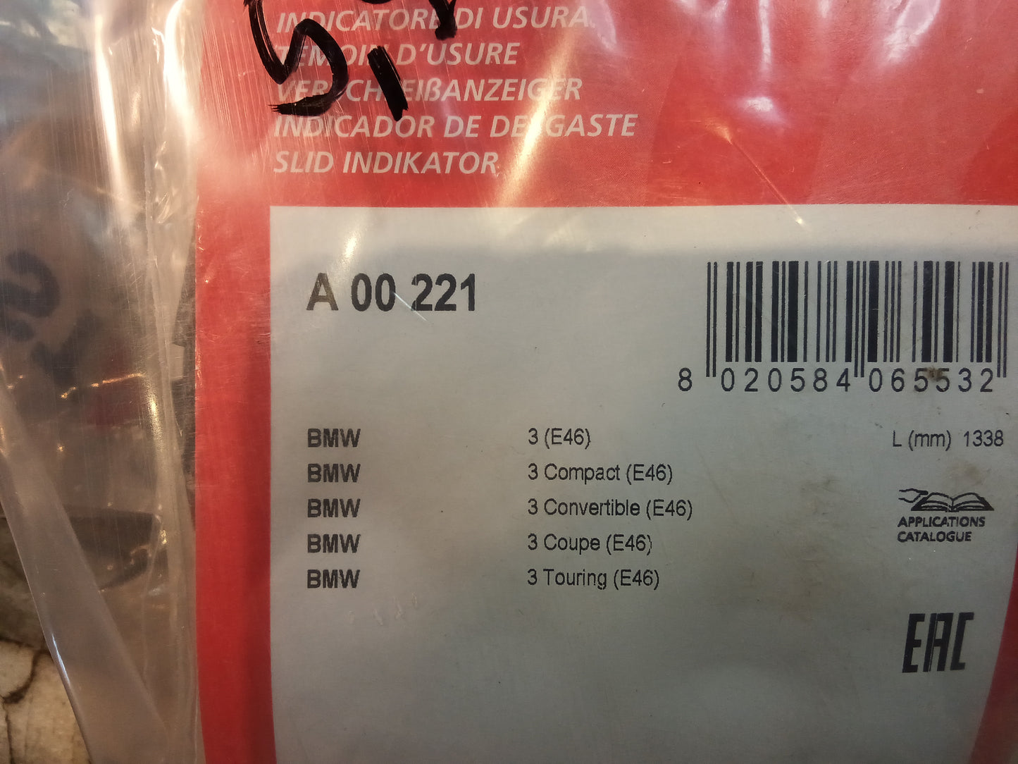 BMW Modelle siehe Bild Warnkontakt Bremsbelagverschleiß original Brembo NEU