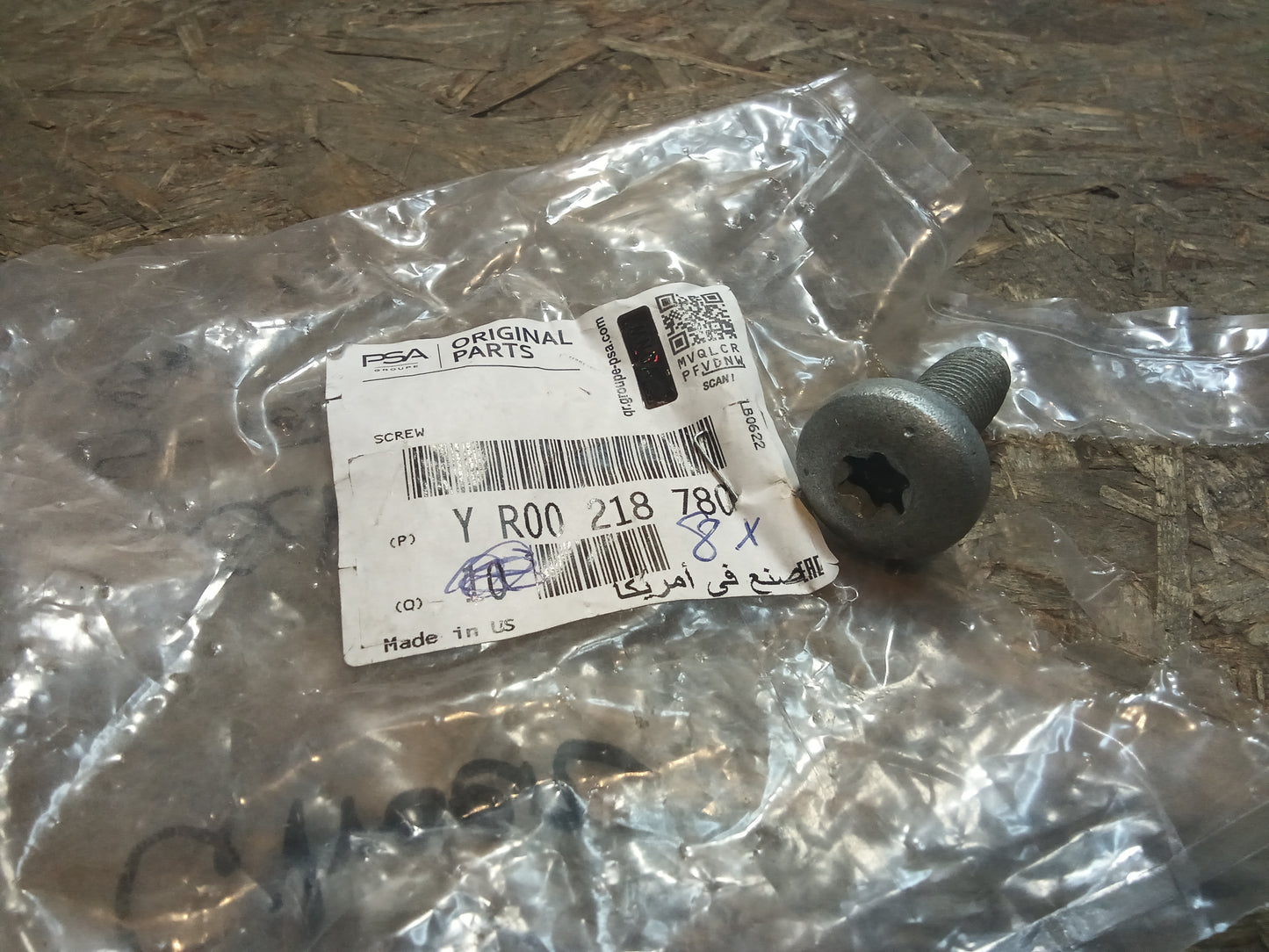 Citroen Schraube Sicherheitsgurt original PSA NEU