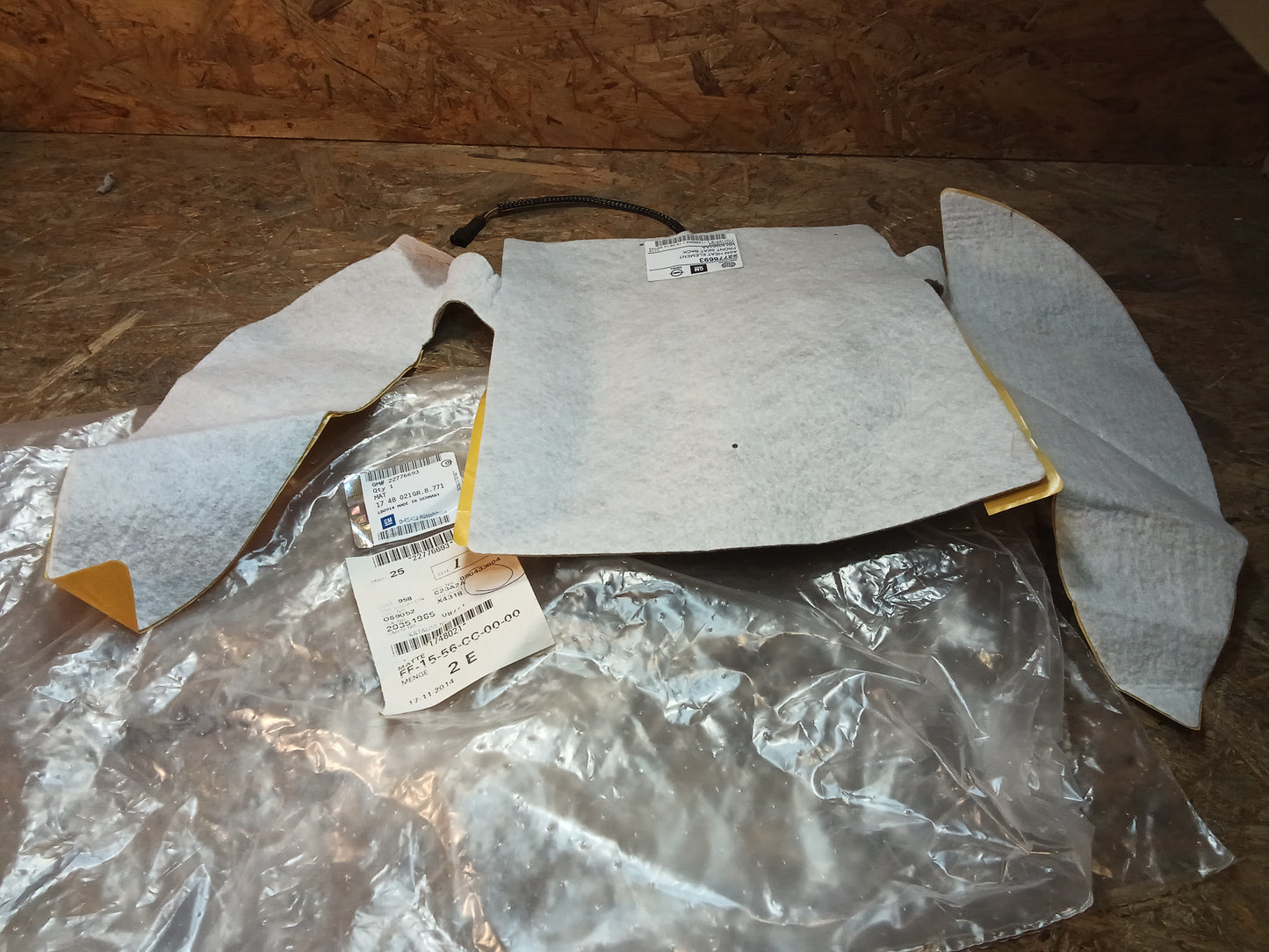 Insignia Heizmatte Sitz Rückenlehne vorne original GM NEU