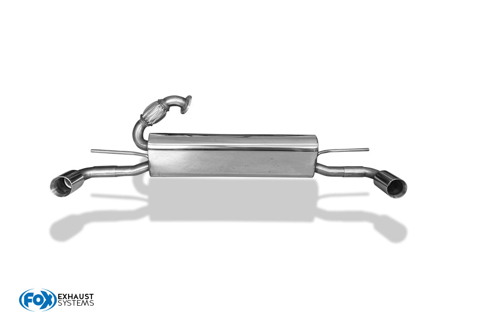 Smart Fortwo Coupe 451 Endschalldämpfer quer Ausgang rechts/links inkl. Flexstück - 1x70 Typ 24 rechts/links