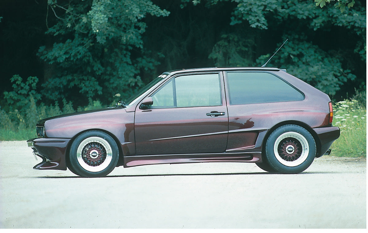 VW Polo 2/3 Rieger Heckschürze Breitbau II GFK,
Montagezubehör, Gutachten
