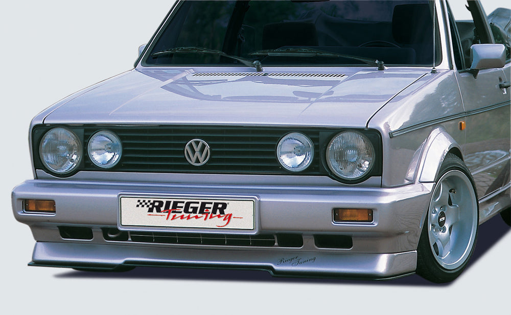 VW Golf 1 Rieger Spoilerlippe nur Cabrio ab 1989 ABS,
inkl. Gutachten, Montagezubehör
