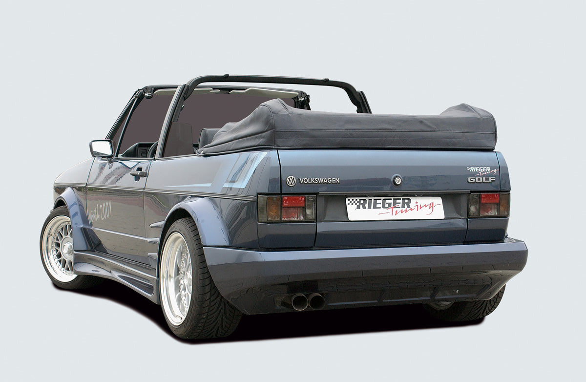 VW Golf 1 Rieger Seitenschweller Breitbau I (mit GFK-Kotflügel) rechts, GFK,
Gutachten, Montagezubehör, Aluwinkelleisten
