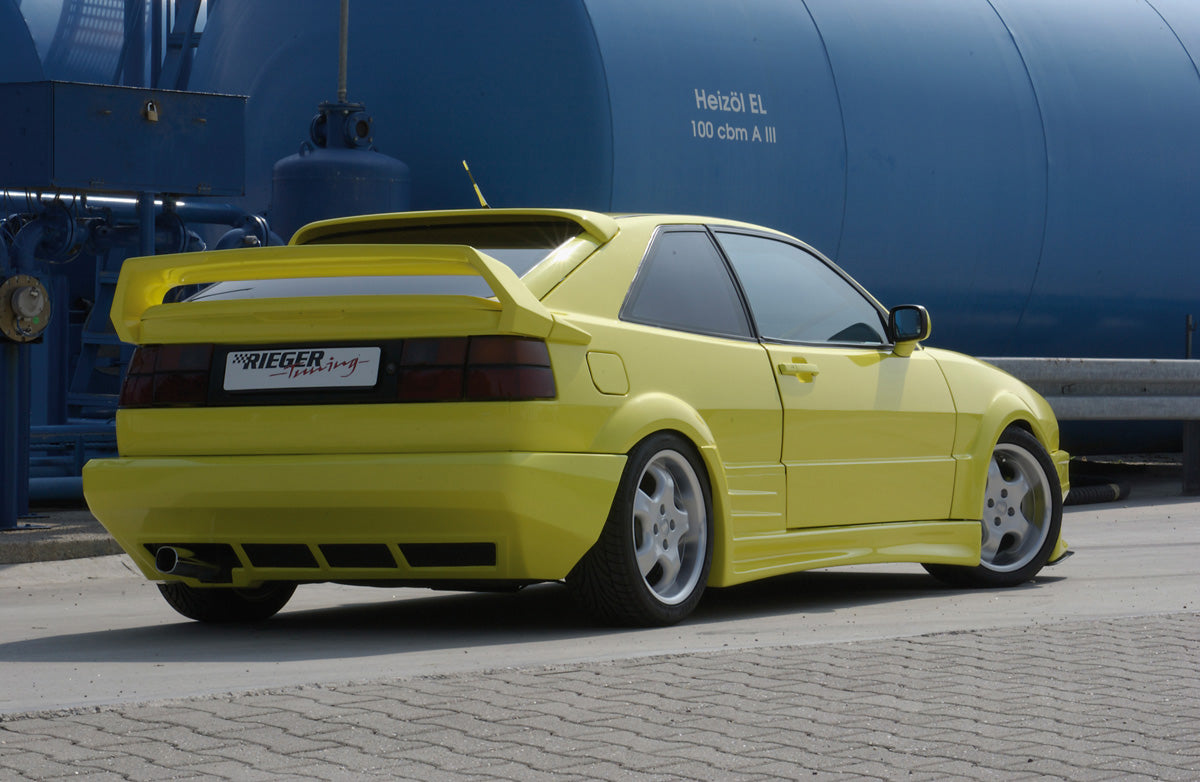 VW Corrado (53I) Rieger Heckschürze Breitbau I GFK,
Gutachten, Montagezubehör