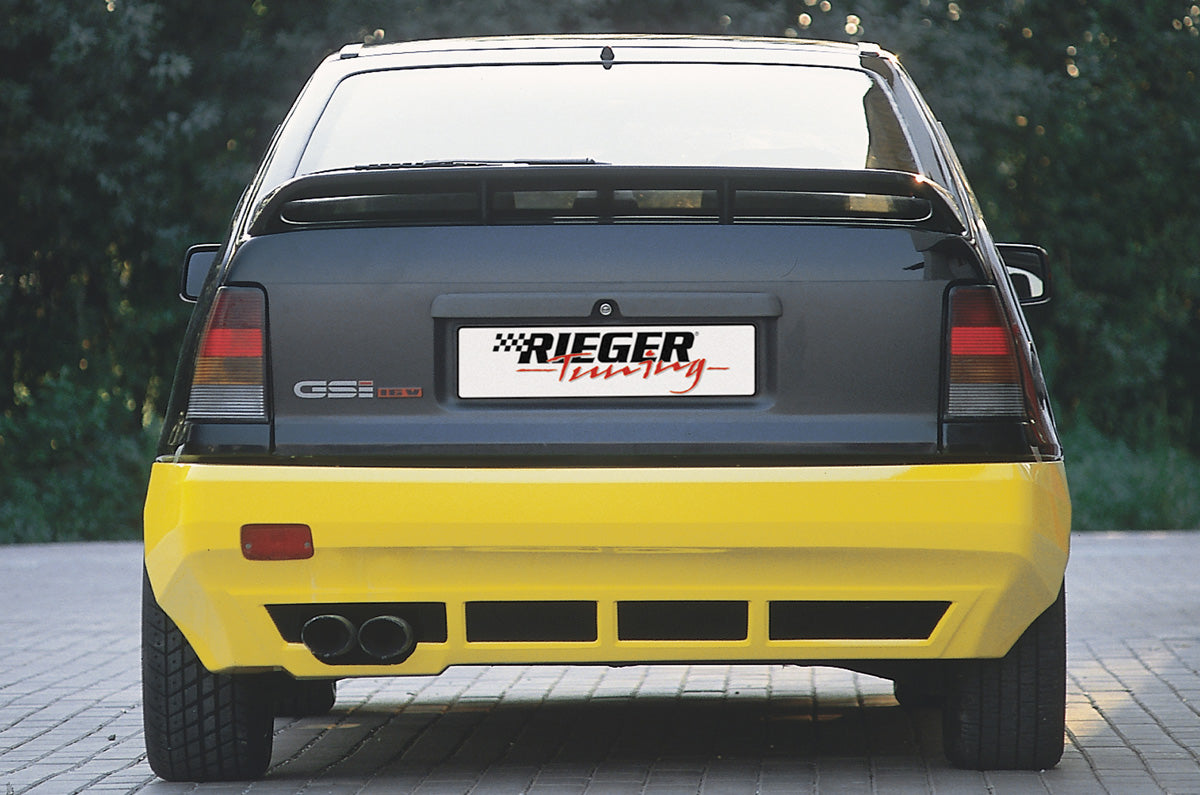 Opel Kadett E Rieger Heckschürze GFK inkl. Gutachten, Montagezubehör