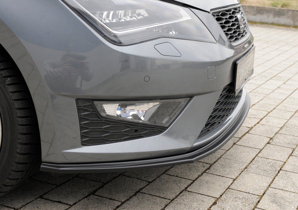 Seat Leon Cupra (5F) Rieger Spoilerschwert für orig. FR-/ Cupra-Frontschürze für orig. Frontschürze, ABS,
inkl. Montagezubehör, ABE