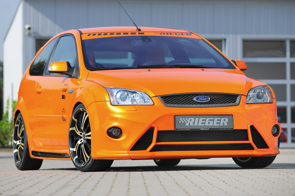 Ford Focus 2 Rieger Spoilerstoßstange ABS, für Fzg. mit Scheinwerferreinigungsanlage,
inkl. Alugitter, Montagezubehör, ABE