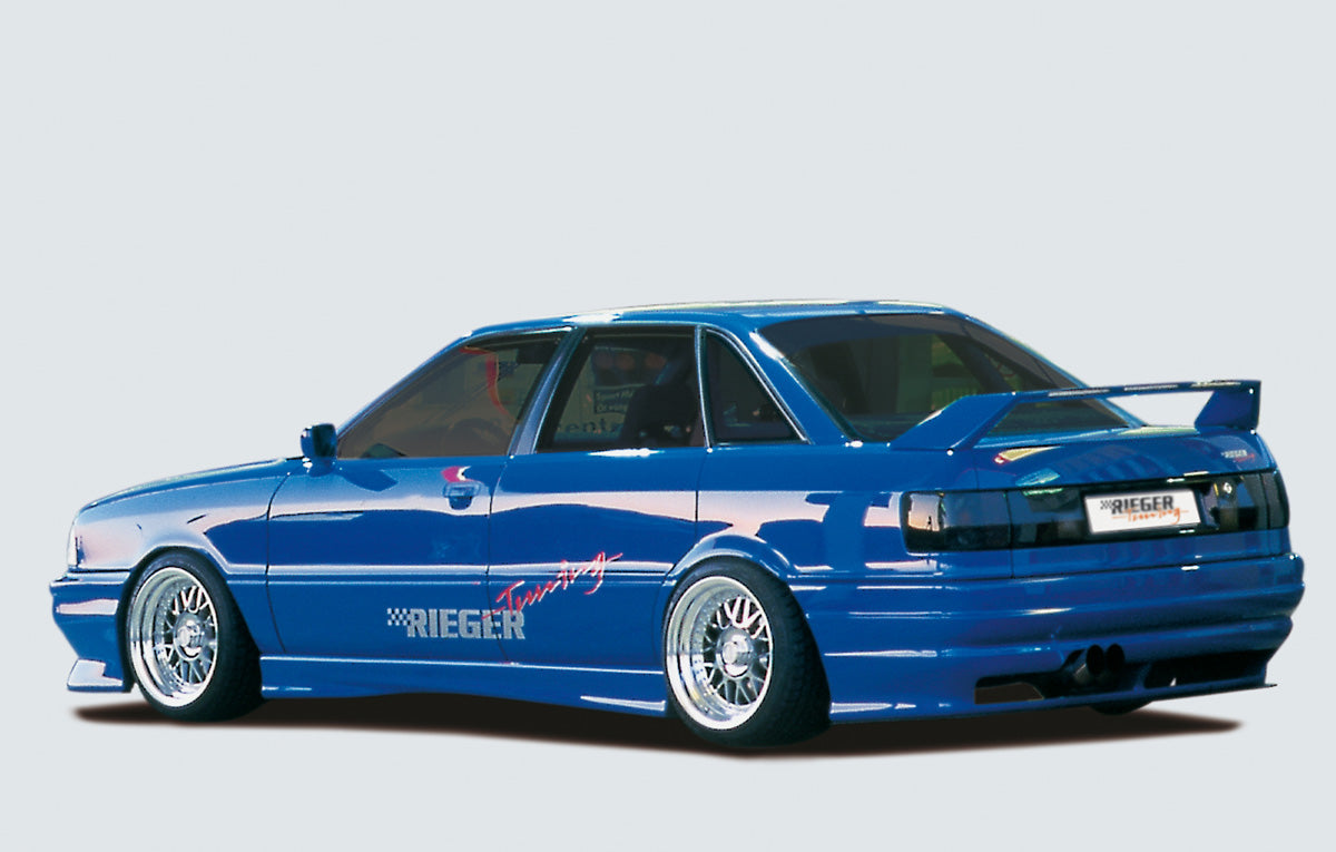 Audi 80 Typ 89 Rieger Heckschürze GFK,
Gutachten, Montagezubehör