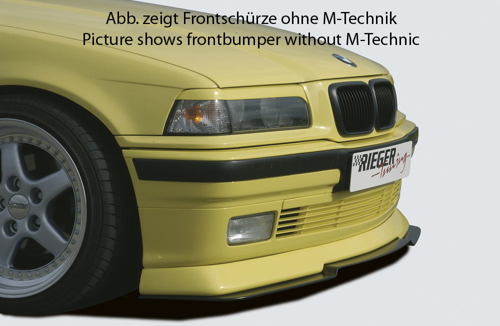 BMW 3er E36 Rieger Spoilerlippe GFK, für Fzg. mit M-Technik,
Gutachten, Montagezubehör