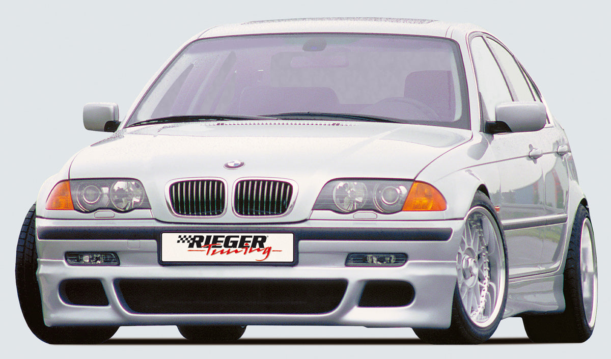 BMW 3er E46 Rieger Spoileransatz -> alle Modelle außer M-Technik ABS,
inkl. Alugitter, Gutachten, Montagezubehör