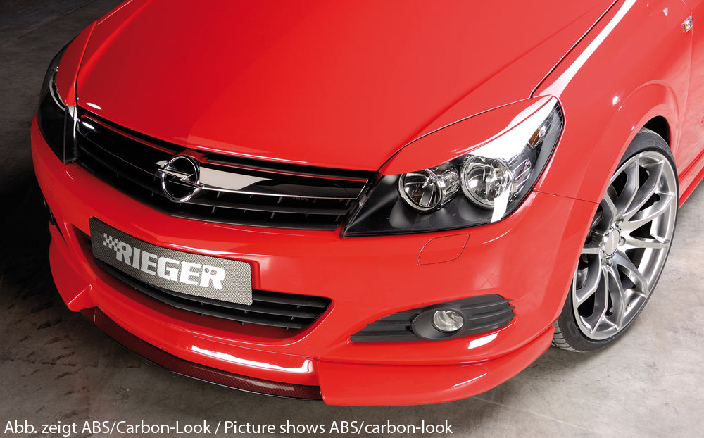 Opel Astra H GTC Rieger Spoilerschwert für Spoilerlippe 51230 mittig, für Spoilerlippe, ABS,
inkl. Montagezubehör, ABE