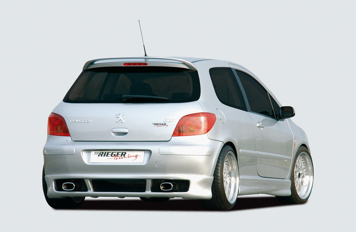 Peugeot 307 Rieger Heckansatz paßt auch beim 5-Türer ABS,
inkl. Alugitter, Gutachten, Montagezubehör