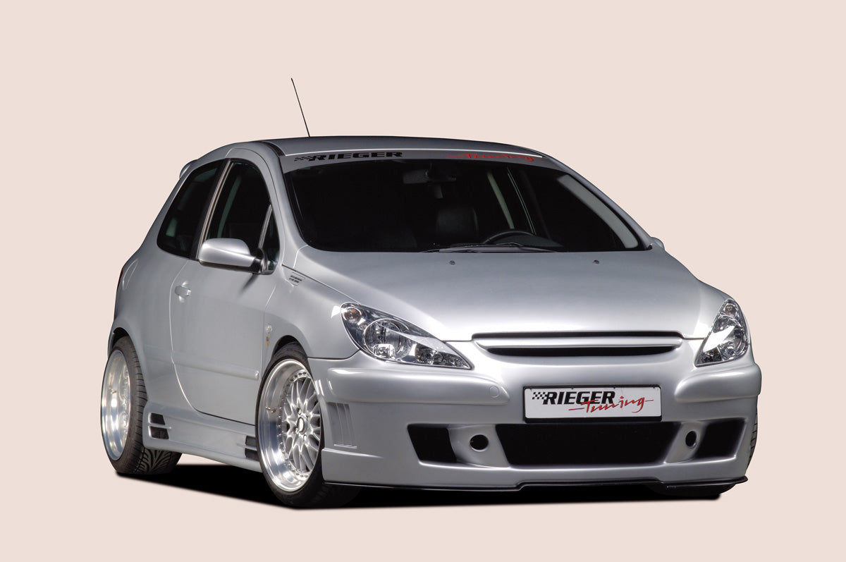 Peugeot 307 Rieger Seitenschweller passend für 3-und 5-türer rechts, mit Schacht und 2 Ausschnitten, ABS,
inkl. Alugitter, Gutachten, Montagezubehör
