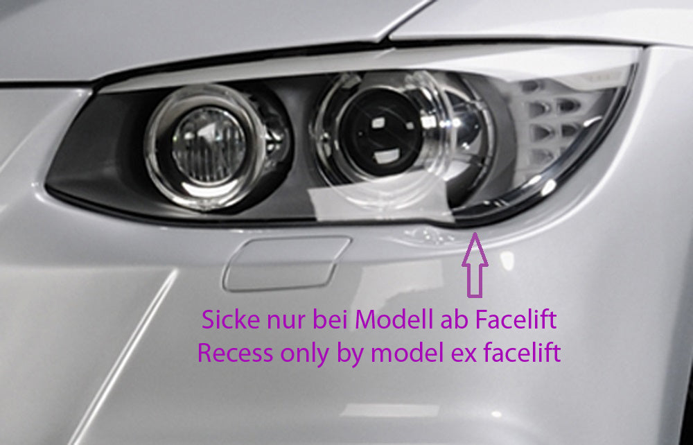 BMW 3er E92 Rieger Spoilerstoßstange ABS, für Fzg. mit Scheinwerferreinigungsanlage, Einparkhilfe,
Alugitter, Montagezubehör, ABE