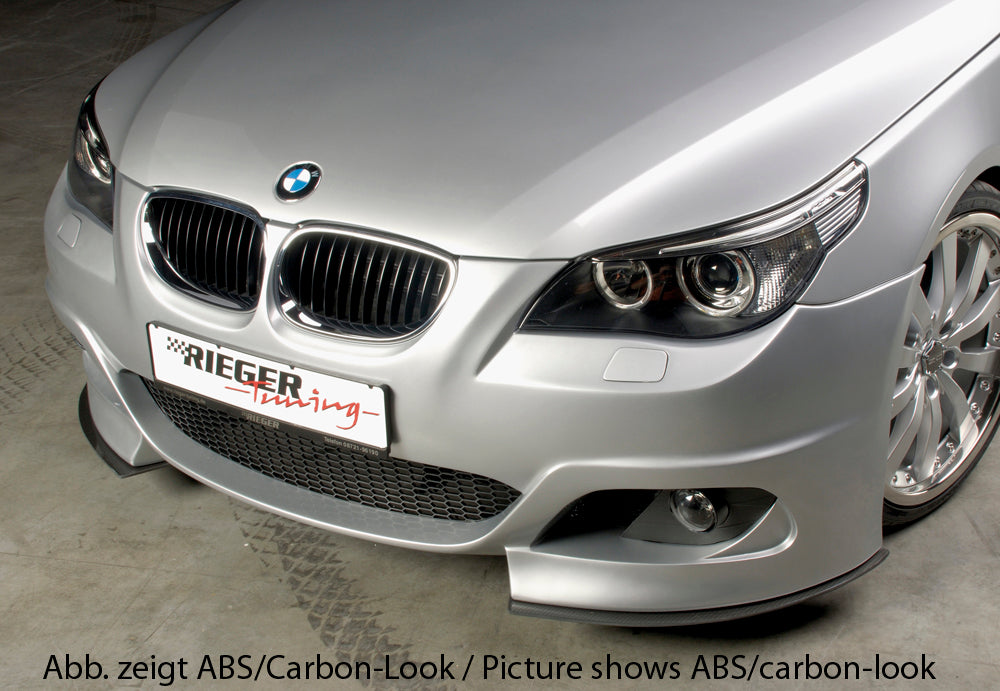 BMW 5er E60 Rieger Spoilerschwert für Spoilerstoßstange 53611 / 53612 / 53616 für Spoilerstoßstange, 2-tlg., ABS,
inkl. Montagezubehör, ABE