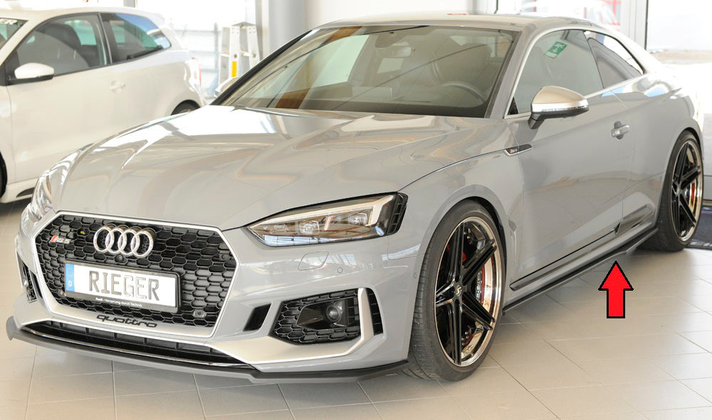 Audi RS5 (B9/F5) Rieger Seitenschwelleransatz nur für orig. RS5-Schweller rechts, für orig. Seitenschweller, ABS,
inkl. Montagezubehör, Gutachten