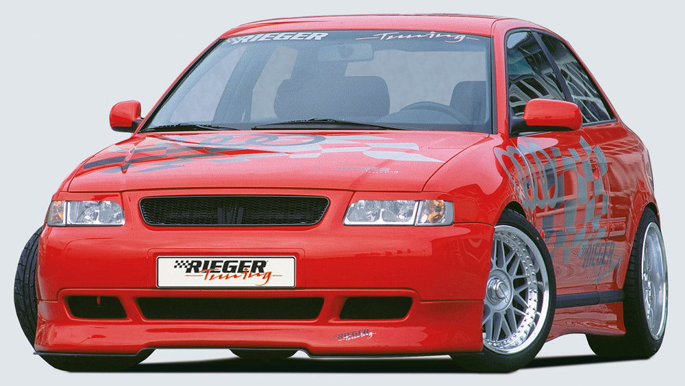 Audi A3 (8L) Rieger Spoilerlippe --> bis Bj. 99 flache Version, ABS,
inkl. Alugitter, Gutachten, Montagezubehör
