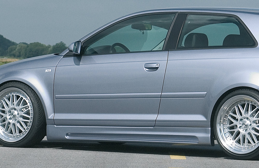 Audi A3 (8P) Rieger Seitenschweller rechts, mit Schacht, ABS,
inkl. Montagezubehör, ABE