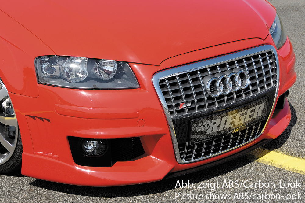 Audi A3 (8P) Rieger Spoilerschwert für Spoilerstoßstange 56743 / 56744 mittig, für Spoilerstoßstange, ABS,
inkl. Montagezubehör, ABE