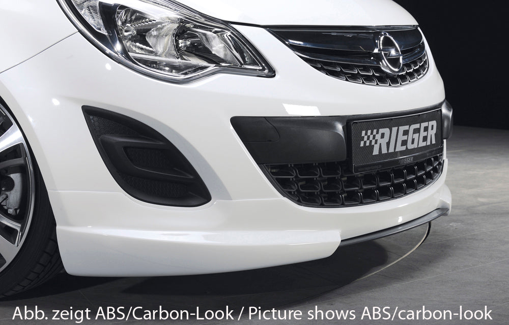 Opel Corsa D Rieger Spoilerschwert für Spoilerlippe 58946 / 58950 mittig, für Spoilerlippe, ABS,
Montagezubehör