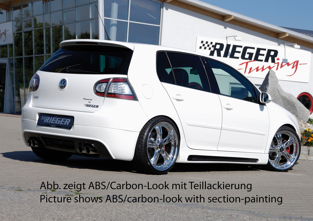 VW Golf 5 Rieger Seitenschweller -> nur für GTI links, mit Schacht, mit Ausschnitt, ABS,
inkl. Alugitter, Gutachten, Montagezubehör