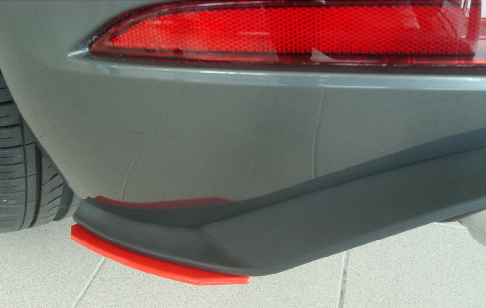 VW Golf 7 GTD Rieger Heckschürzenansatz seitlich rechts für orig. Heckeinsatz rechts, für orig. Heckeinsatz, ABS,
inkl. Montagezubehör, Gutachten