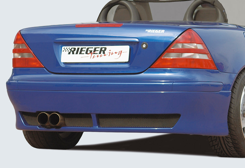 Mercedes SLK (R170) Rieger Heckschürzenansatz ABS,
inkl. Gutachten, Montagezubehör