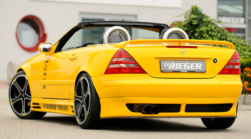 Mercedes SLK (R170) Rieger Seitenschweller rechts, mit Schacht und 2 Ausschnitten, ABS,
inkl. Alugitter, Gutachten, Montagezubehör
