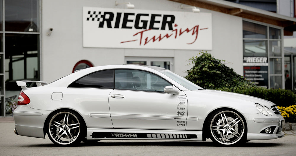 Mercedes CLK (W209) Rieger Spoileransatz ABS,
inkl. Montagezubehör, Alugitter, ABE