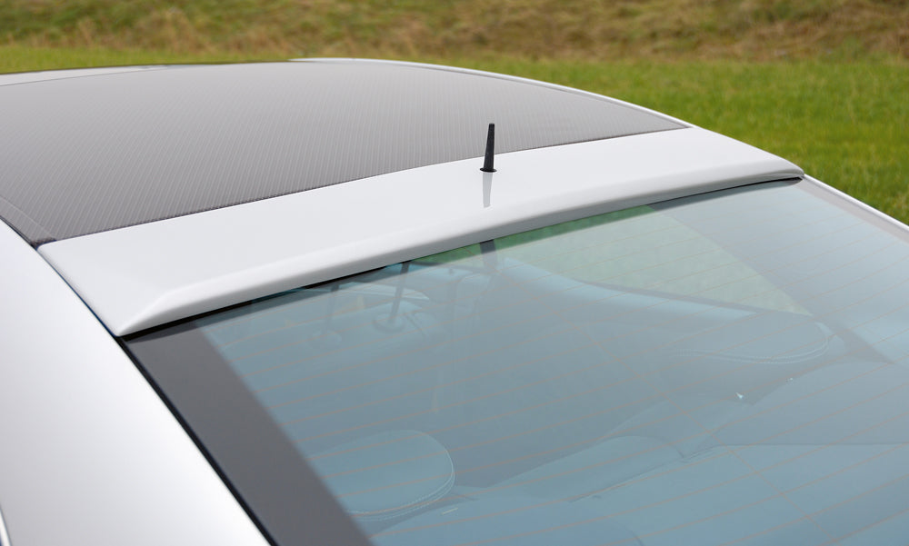 Mercedes CLK (W209) Rieger Heckscheibenblende mit Aussparung für Antenne, ABS,
inkl. Montagezubehör, Gutachten