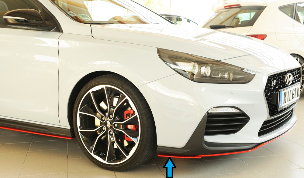 Hyundai i30 N (PDE) Rieger Spoilerschwert seitlich rechts für orig. N-Frontschürze rechts, ABS,
inkl. Montagezubehör, Gutachten