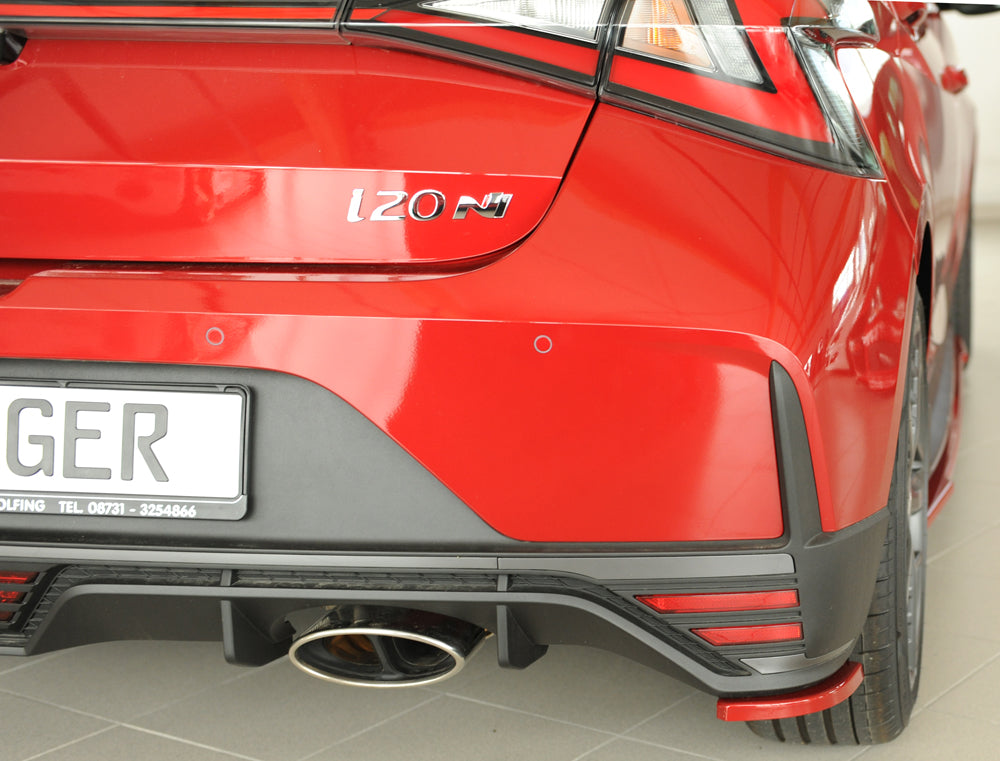 Hyundai i20 N (BC3) Rieger Heckschürzenansatz seitlich links links, für orig. Heckeinsatz, ABS,
inkl. Montagezubehör, Gu...