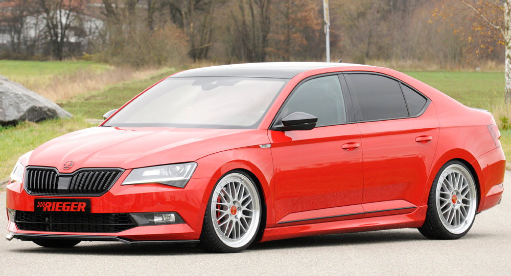 Skoda Superb III (3T/3V) Rieger Seitenschweller rechts, ABS,
inkl. Montagezubehör, Gutachten