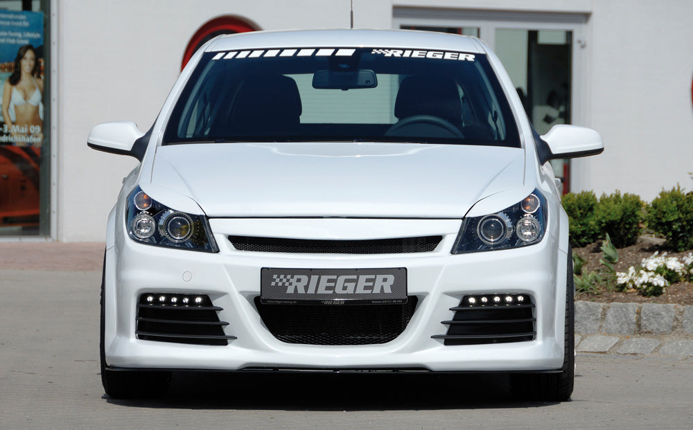 Opel Astra H Rieger Lufteinlassblenden Aufpreis ggü. ABS-Version links, rechts, für Spoilerstoßstange, ABS, schwarz glänzend, für Fzg. mit OPC und ohne OPC